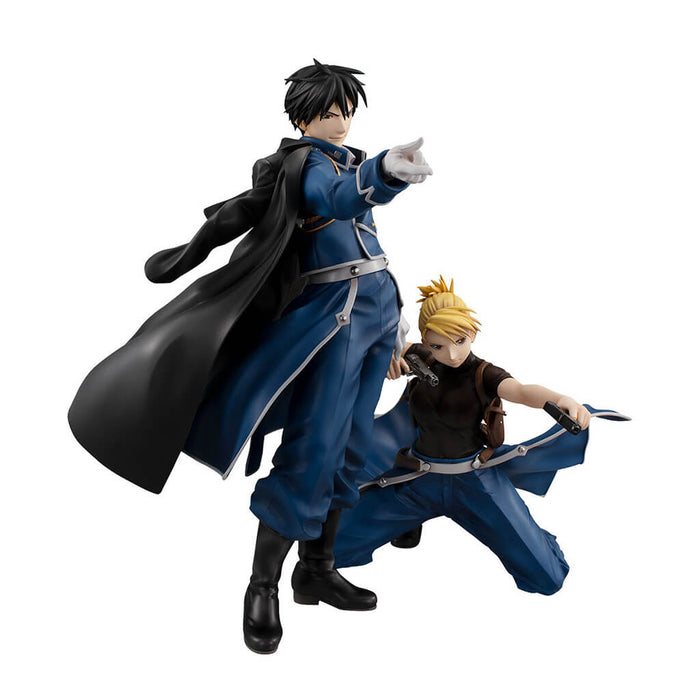 FULLMETAL ALCHEMIST - FIGURAS DE LA SERIE PRECIOUS GEM DE ROY MUSTANG Y RIZA HAWKEYE