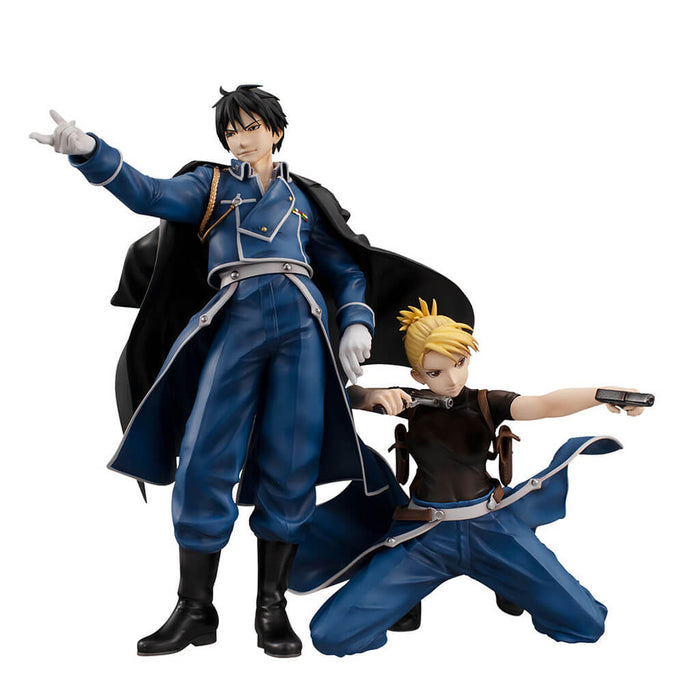 FULLMETAL ALCHEMIST - FIGURAS DE LA SERIE PRECIOUS GEM DE ROY MUSTANG Y RIZA HAWKEYE