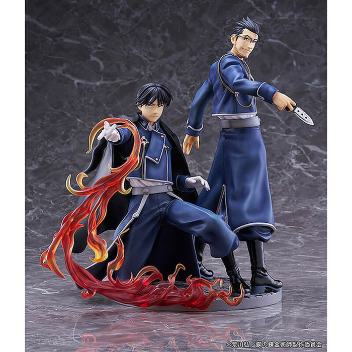 FULLMETAL ALCHEMIST BROTHERHOOD - FIGURINE ROY MUSTANG & MAES HUGHES FRIEND