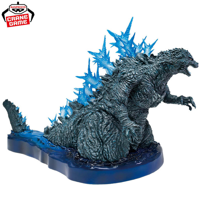 GODZILLA - FIGURINE GODZILLA (2023) IMAGE OF EMITTING A HEAT RAY FROM THE OCEAN ART VIGNETTE