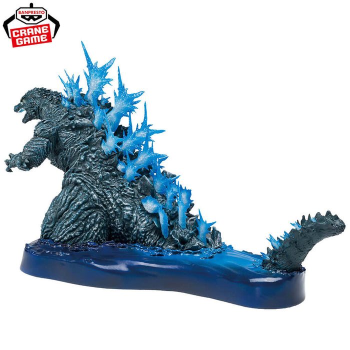 GODZILLA - FIGURINE GODZILLA (2023) IMAGE OF EMITTING A HEAT RAY FROM THE OCEAN ART VIGNETTE