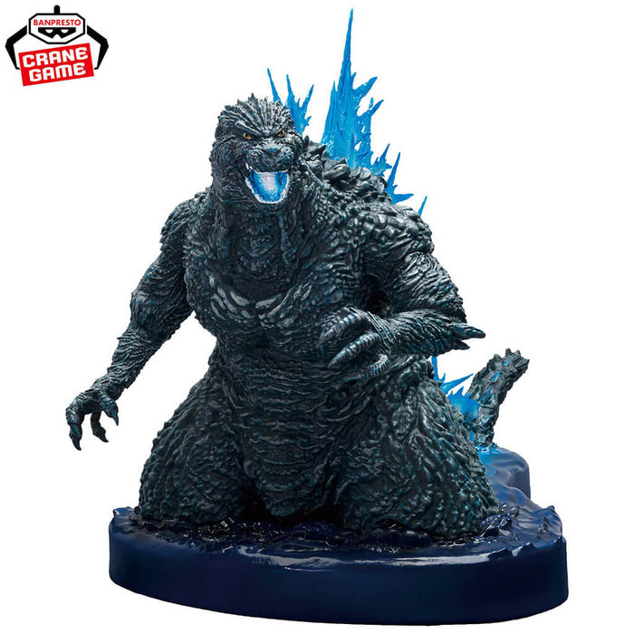 GODZILLA - FIGURINE GODZILLA (2023) IMAGE OF EMITTING A HEAT RAY FROM THE OCEAN ART VIGNETTE