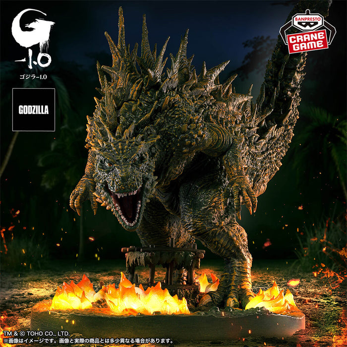 GODZILLA 1.0 - FIGURINE GODZILLA ART VIGNETTE BY GOJIRA 2023 (ODO ISLAND ATTACK IMAGE VER.)