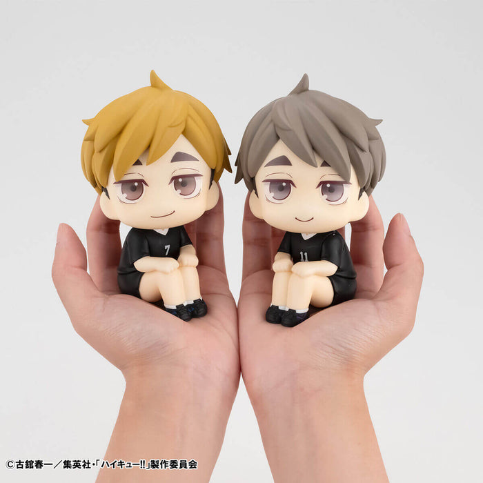 HAIKYU!! - FIGURINES MIYA ATSUMU & MIYA OSAMU (UNIFORM VER.) LIMITED EDITION LOOK UP JAPANDCO 2