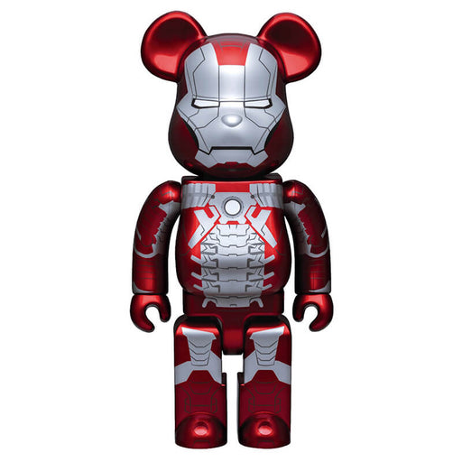 HAPPY KUJI BEARBRICK x IRON MAN &#8211; FIGURINE IRON MAN MARK 5 BE@RBRICK 400% LAST ONE JAPANDCO 1