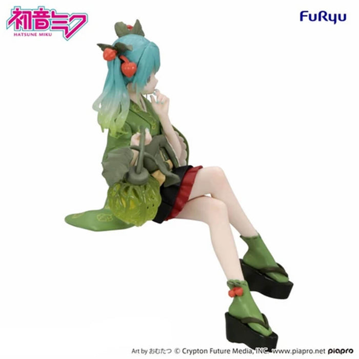 HATSUNE MIKU - FIGURINE HATSUNE MIKU (FLOWER FAIRY WINTER CHERRY GREEN COLOR VER.) NOODLE STOPPER