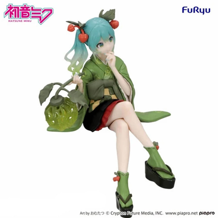 HATSUNE MIKU - FIGURINE HATSUNE MIKU (FLOWER FAIRY WINTER CHERRY GREEN COLOR VER.) NOODLE STOPPER