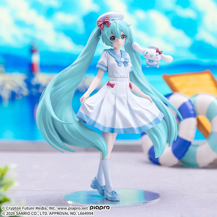 HATSUNE MIKU - FIGURE HATSUNE MIKU x CINNAMOROLL SUMMER VER. XSTELLAR