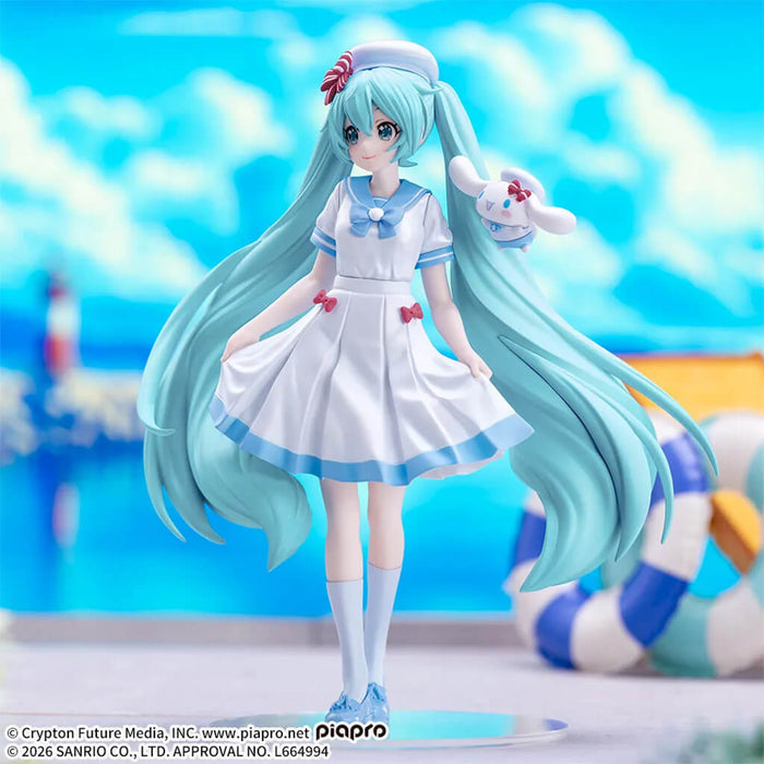 HATSUNE MIKU - FIGURE HATSUNE MIKU x CINNAMOROLL SUMMER VER. XSTELLAR