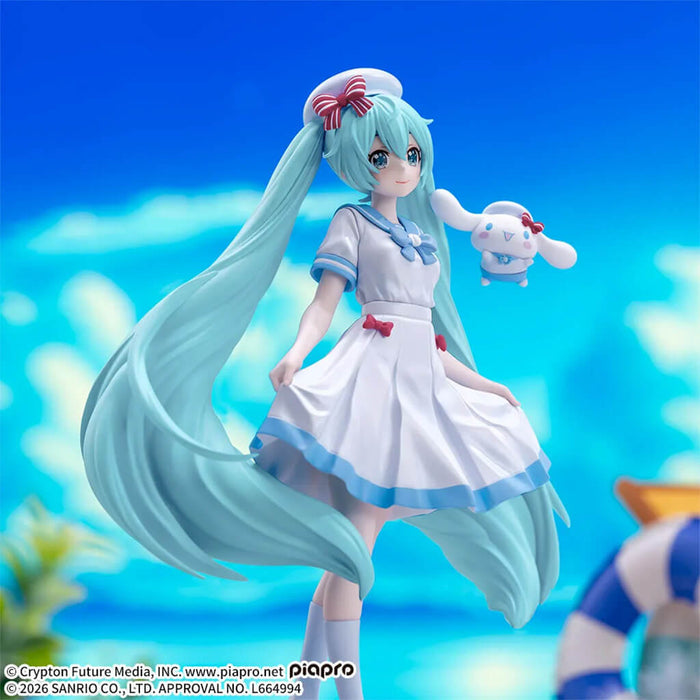 HATSUNE MIKU - FIGURE HATSUNE MIKU x CINNAMOROLL SUMMER VER. XSTELLAR