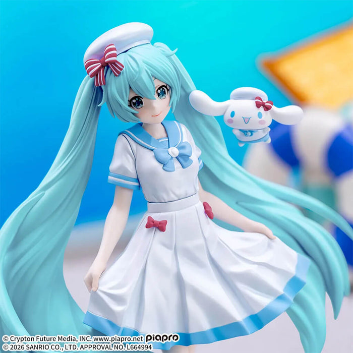 HATSUNE MIKU - FIGURE HATSUNE MIKU x CINNAMOROLL SUMMER VER. XSTELLAR