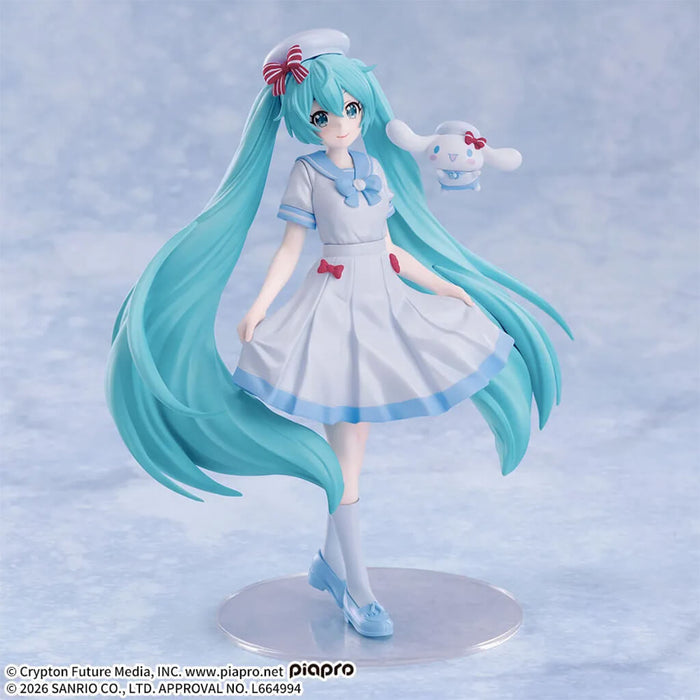 HATSUNE MIKU - FIGURE HATSUNE MIKU x CINNAMOROLL SUMMER VER. XSTELLAR