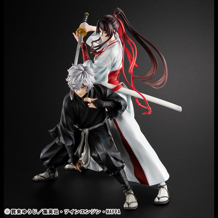 EL PARAÍSO DEL INFIERNO JIGOKURAKU - FIGURAS GABIMARU Y YAMADA ASAEMON SAGIRI LUCREA