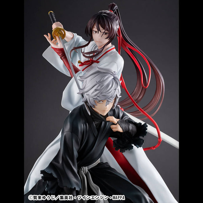 EL PARAÍSO DEL INFIERNO JIGOKURAKU - FIGURAS GABIMARU Y YAMADA ASAEMON SAGIRI LUCREA