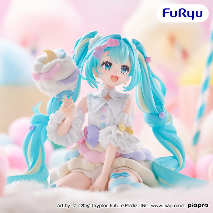 Hatsune Miku - Figurine Hatsune Miku (Cotton Candy Ver.) Melffy
