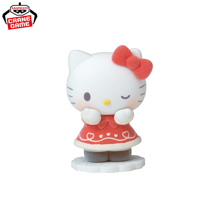 Hello Kitty - Figuras Hello Kitty y Pochacco (Santa Ver.) Fluffy Puffy