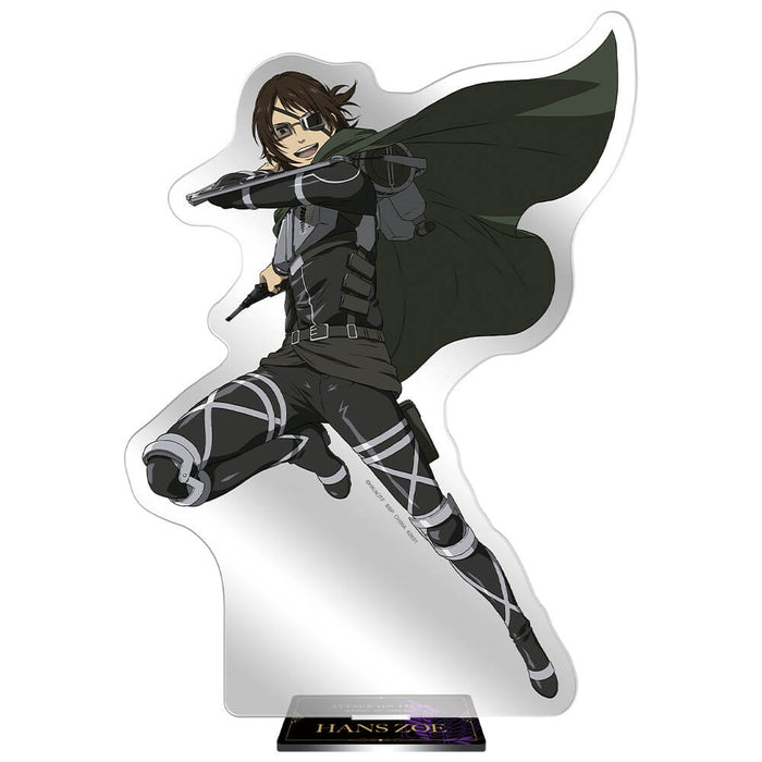 ICHIBAN KUJI ATTACK ON TITAN IN SEARCH OF FREEDOM - BIG ACRYLIC STAND HANJI ZOE LOT D JAPANDCO 3c