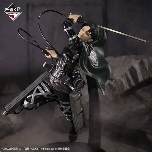 ICHIBAN KUJI ATTACK ON TITAN IN SEARCH OF FREEDOM - FIGURINE LEVI ACKERMAN LAST ONE JAPANDCO 2c