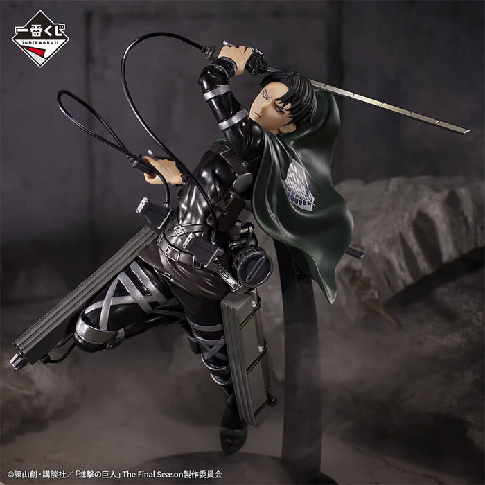 ICHIBAN KUJI ATTACK ON TITAN IN SEARCH OF FREEDOM - FIGURINE LEVI ACKERMAN LAST ONE JAPANDCO 2c