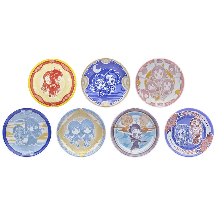 ICHIBAN KUJI DEMON SLAYER DEMON BLADE ATTACK - DESIGN PLATE FULL SET LOT E JAPANDCO 11c