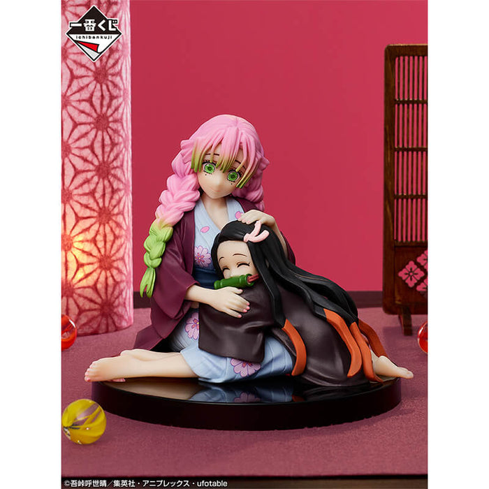 ICHIBAN KUJI DEMON SLAYER SWORDSMITH VILLAGE - FIGURINE NEZUKO KAMADO & MITSURI KANROJI LOT C JAPANDCO 2c