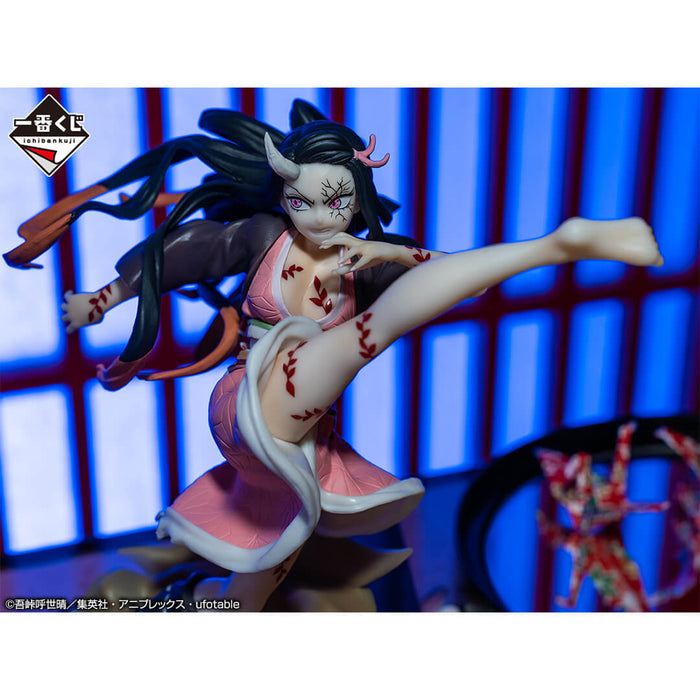 ICHIBAN KUJI DEMON SLAYER THE TOWN WHERE DEMONS LIVE - FIGURINE KAMADO NEZUKO DEMONIZATION PROGRESS VER. KIMETSU NO YAIBA LOT C JAPANDCO 4c