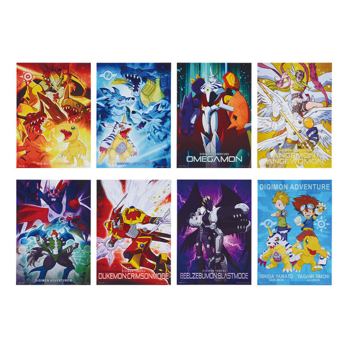 ICHIBAN KUJI DIGIMON TWO POWERS THAT EMIT LIGHT &#8211; CLEAR POSTER FULL SET LOT G JAPANDCO 3