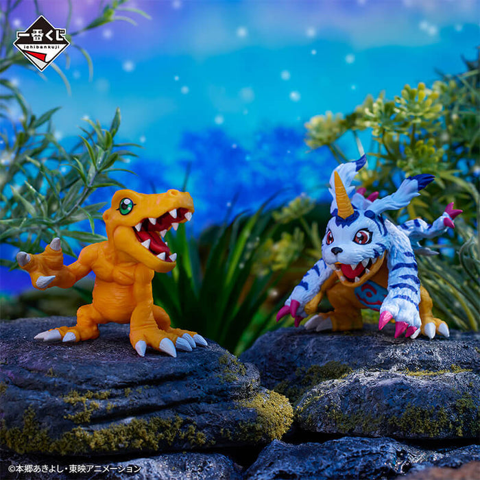 ICHIBAN KUJI DIGIMON ULTIMATE EVOLUTION! - FIGURINES AGUMON & GABUMON LOT C JAPANDCO 2c