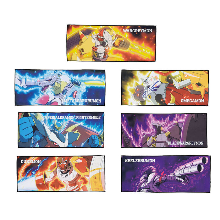 ICHIBAN KUJI DIGIMON ULTIMATE EVOLUTION! - TOWEL FULL SET LOT E JAPANDCO 3c