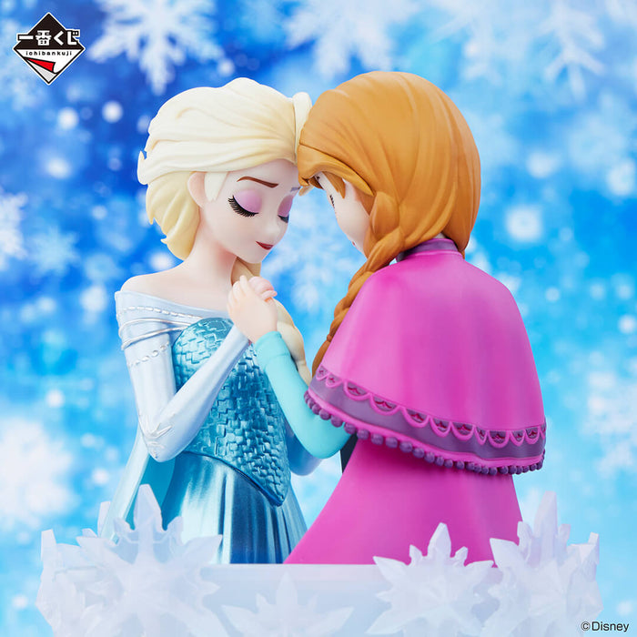 ICHIBAN KUJI DISNEY PRINCESS HEART TO FACE &#8211; FIGURINE ANNA &#038; ELSA LOT A JAPANDCO 4