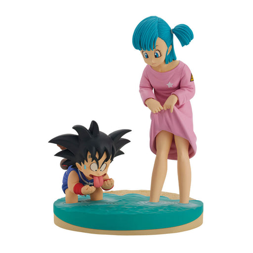 ICHIBAN KUJI DRAGON BALL DRAGON HISTORY &#8211; FIGURINE SON GOKU &#038; BULMA LAST ONE JAPANDCO 2