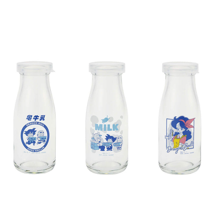 ICHIBAN KUJI DRAGON BALL FANTASTIC ADVENTURE &#8211; MILK BOTTLE GLASS FULL SET LOT E JAPANDCO 3