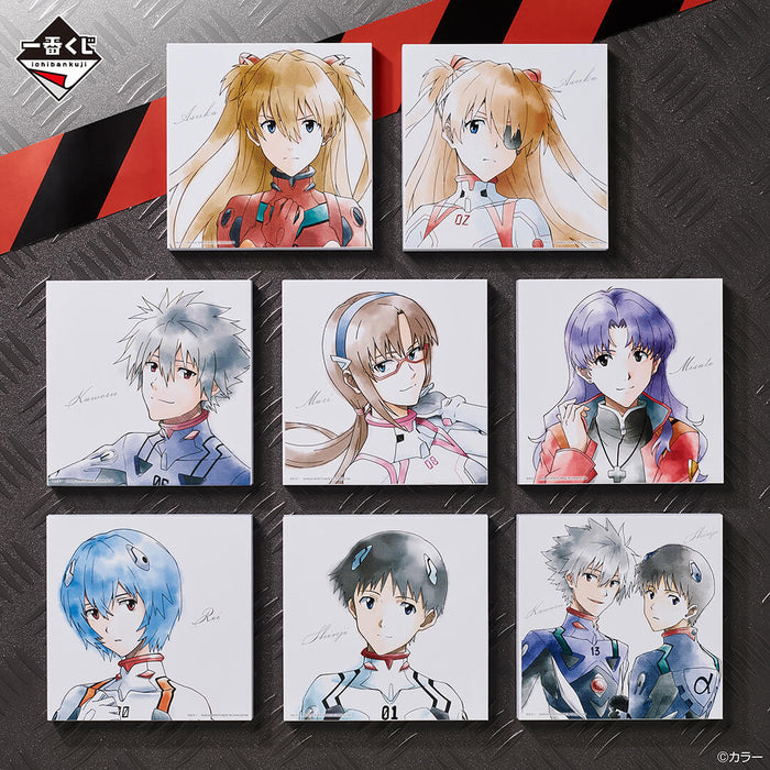 ICHIBAN KUJI EVANGELION ANGEL EROSION! &#8211; CANVAS BOARD FULL SET LOT G JAPANDCO 2