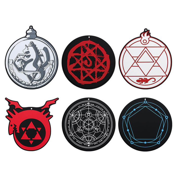 ICHIBAN KUJI FULLMETAL ALCHEMIST THOSE WHO OPENED THE DOOR &#8211; RUBBER COASTER FULL SET LOT F JAPANDCO 2