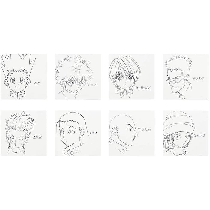 ICHIBAN KUJI HUNTER x HUNTER DAY OF DEPARTURE - CANVAS BOARD FULL SET LOT E JAPANDCO 5c