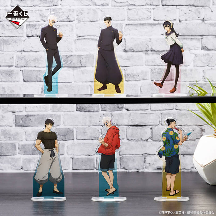 ICHIBAN KUJI JUJUTSU KAISEN MAGIC ROUND BATTLE KAIDAMA-TAMAORI II - ACRYLIC STAND FULL SET LOT E JAPANDCO 2c