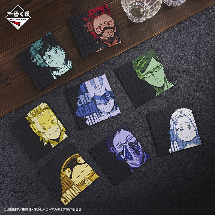 ICHIBAN KUJI MY HERO ACADEMIA BRIGHT FUTURE - RUBBER COASTER FULL SET LOT H JAPANDCO 2