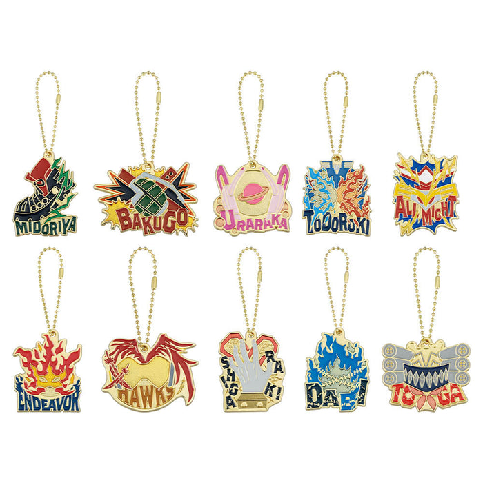 ICHIBAN KUJI MY HERO ACADEMIA CONTINUOUS STARS &#8211; METAL CHARM FULL SET LOT G JAPANDCO 2