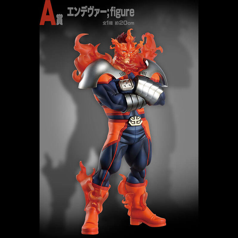 Figurine Ichiban Kuji Endeavor (My Hero Academia) - Hauteur 17 Cm, PVC - Rare, Neuve 2023