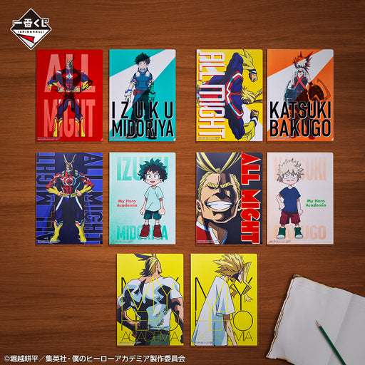 ICHIBAN KUJI MY HERO ACADEMIA TWO PEOPLE&#8217;S ADMIRATION &#8211; CLEAR FILE FULL SET LOT G JAPANDCO 2