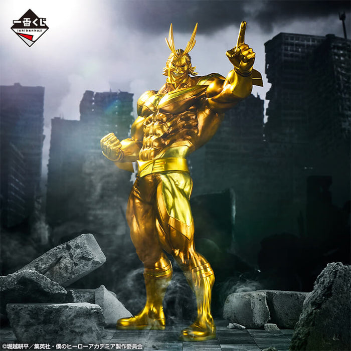 ICHIBAN KUJI MY HERO ACADEMIA -VS- - FIGURINE ALL MIGHT EXTRA GOLD VER. LAST ONE JAPANDCO 2c