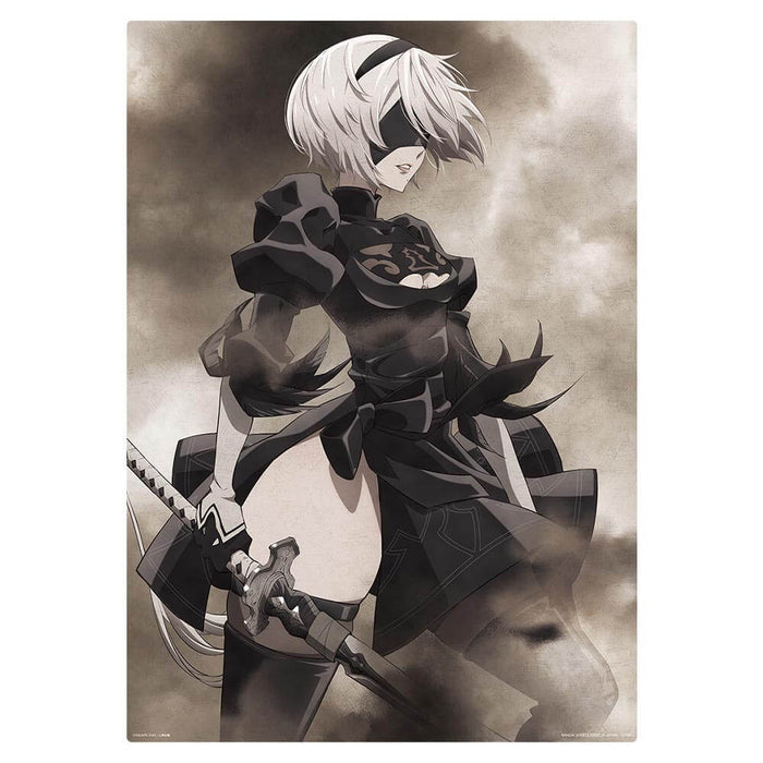 ICHIBAN KUJI NIER AUTOMATA VER 1.1A &#8211; ILLUSTRATION BOARD YORHA No.2 Type B (2B) LOT C JAPANDCO 3