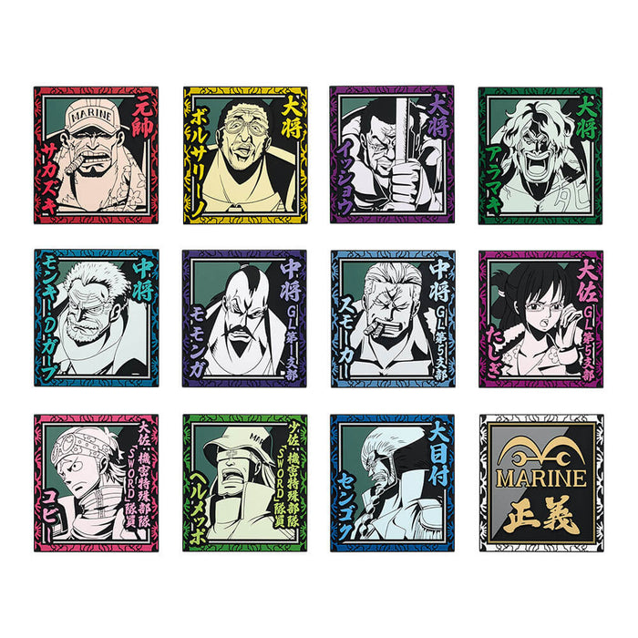 ICHIBAN KUJI ONE PIECE ABSOLUTE JUSTICE &#8211; RUBBER COASTER FULL SET LOT H JAPANDCO 5