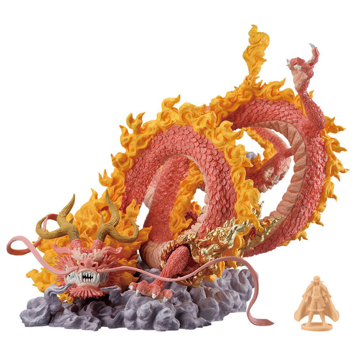 ICHIBAN KUJI ONE PIECE EX CHALLENGE! HUNDRED FLOWERS PROFUSION ONIGASHIMA - FIGURINE MOMONOSUKE GREAT DRAGON CHANGE LAST ONE JAPANDCO 5c