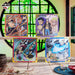 ICHIBAN KUJI ONE PIECE EX SHIKON NO GENEALOGY &#8211; METALLIC SHIKISHI FULL SET LOT G JAPANDCO 2