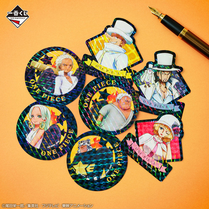 ICHIBAN KUJI ONE PIECE FUTURE ISLAND EGGHEAD &#8211; CLEAR FILE + STIKERS FULL SET LOT K JAPANDCO 5