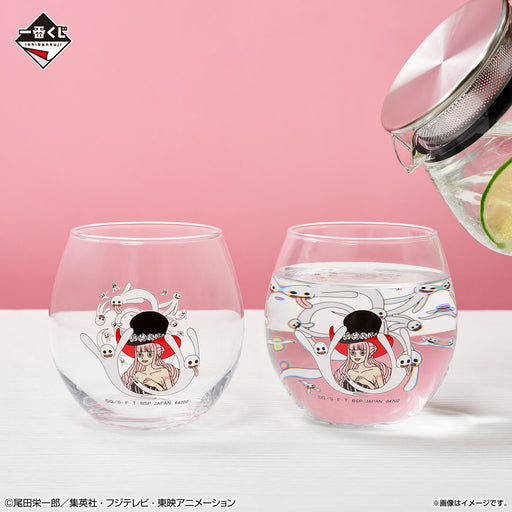 ICHIBAN KUJI ONE PIECE MEMORY OF HEROINES &#8211; GLASS ILLUSTRATION FULL SET LOT E JAPANDCO 2