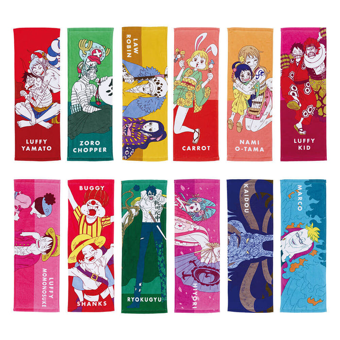 ICHIBAN KUJI ONE PIECE NEW DAWN &#8211; TOWEL FULL SET LOT G JAPANDCO 4