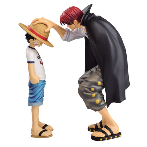 ICHIBAN KUJI ONE PIECE REVIBLE MOMENT &#8211; FIGURINE LUFFY &#038; SHANKS LOT A JAPANDCO 2