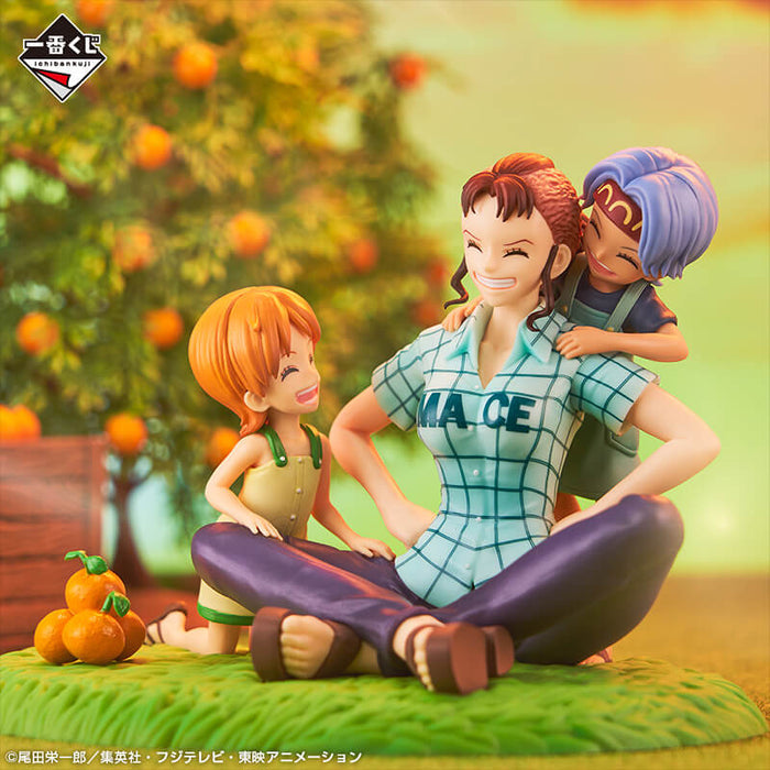 ICHIBAN KUJI ONE PIECE REVIBLE MOMENT II - FIGURINE BELL-MERE & NAMI & NOJIKO LAST ONE JAPANDCO 2c